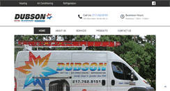 Desktop Screenshot of dubsonhvac.com